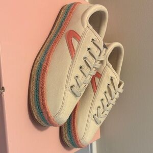 Colorful Canvas Sneakers Tretorn 8 pink